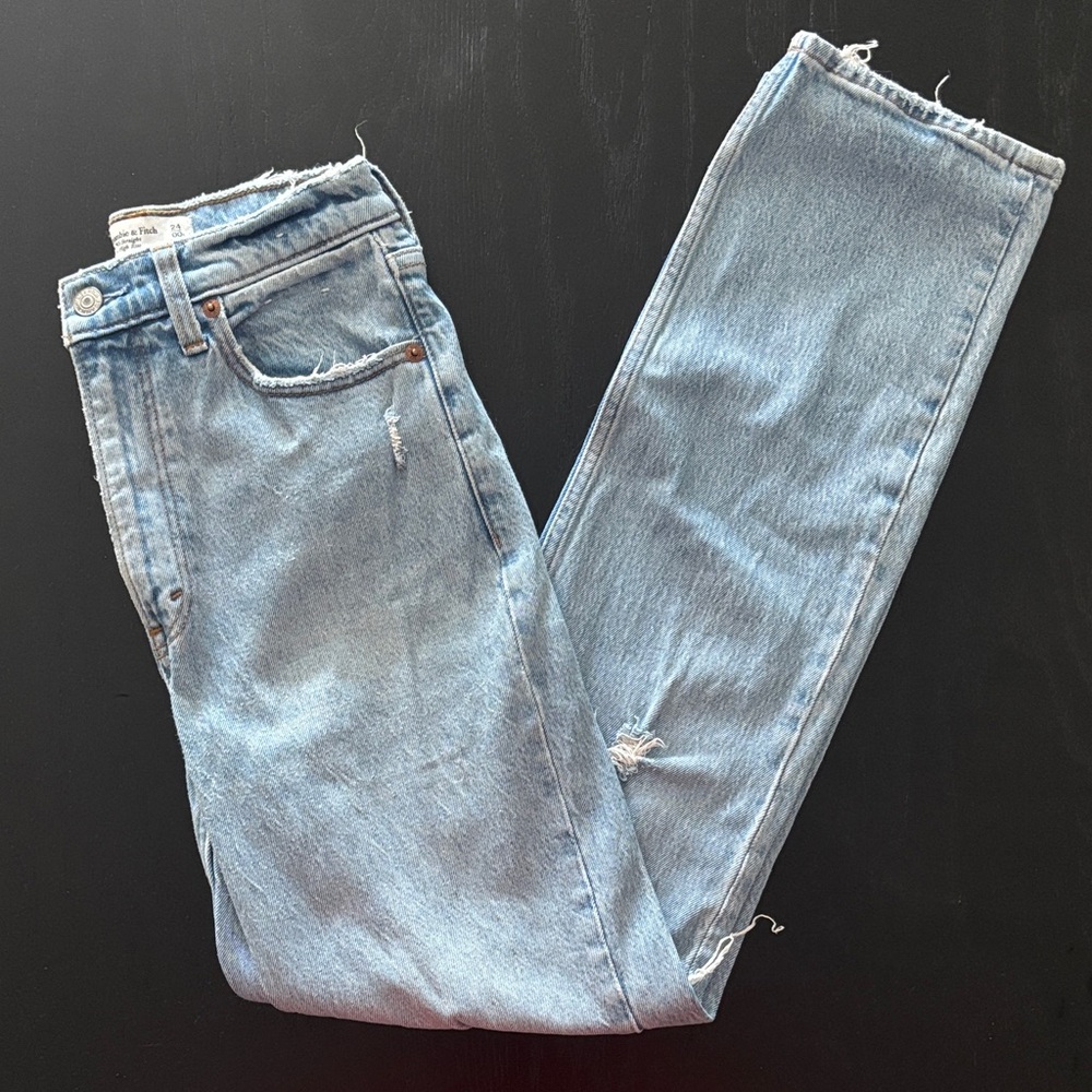 Abercrombie & Fitch 90s straight ultra high rise jeans